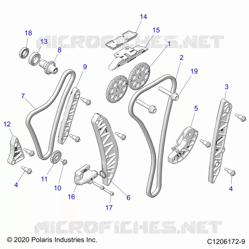 ENGINE, TIMING AND OIL KETTEN DRIVES