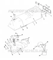 SITZ/GASBEHÄLTER ASSEMBLY 500 Classic (4921252125007A)