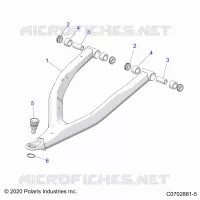 FRONT SUSPENSION CONTROL ARM UPPER