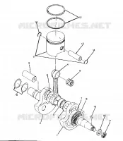 KURBELWELLE AND PISTON ASSEMBLY (4916361636037A)