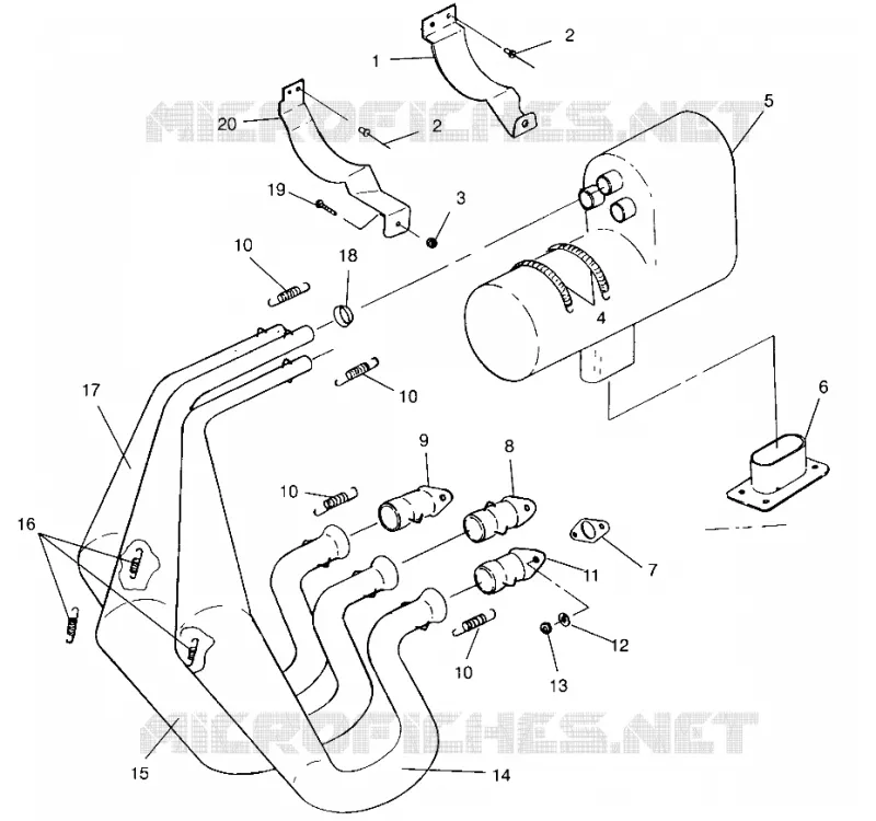 ABGASSYSTEM Storm 0965782, Storm SKS 0965582, Euro Storm E965782, Euro S (4931593159C012)