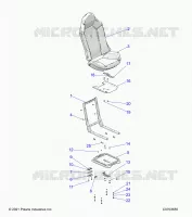 SITZ ASM. AND SLIDER
