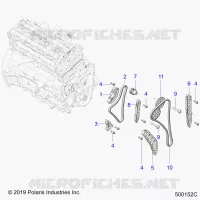 ENGINE, TIMING KETTEN AND RELATED