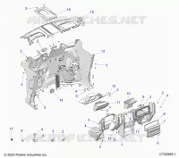 INSTRUMENTENTAFEL AND FRONT CLOSEOFF