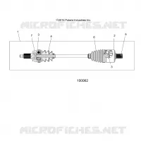 ANTRIEB, DRIVE SHAFT, FRONT