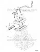 DROSSELKLAPPENGEHÃ„USE AND VALVE COVER