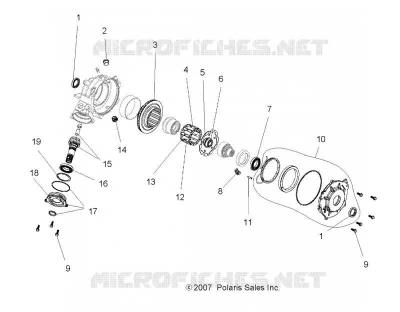 FRONT GETRIEBEGEHÄUSE (DEMAND DRIVE)(If Built Before 7/24/06)