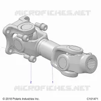 DRIVE TRAIN, PROP HINTERWELLE