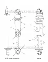 SUSPENSION, FRONT SHOCK TRACK MONOTUBE