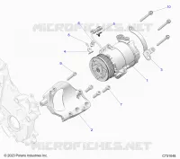 MOTOR, HVAC COMPRESSOR