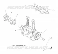MOTOR, KURBELWELLE AND BALANCE SHAFT