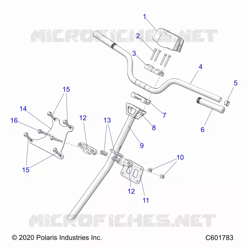 LENKUNG, H-BAR, LENKUNG POST, GRIPS