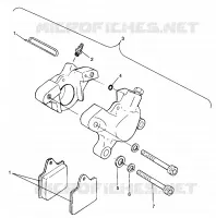 MIDDLE Achsbremse 6X6 400L W968740 and 6X6 400L Norwegian N968740 (4935963596C004)