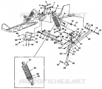 FRONT SUSPENSION  500 RMK 0982964 AND  EUROPEAN 500 RMK E982964 (4942634263B001)