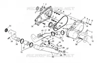 CLUTCH COVER ASSEMBLY SPORTSMAN 4X4 W948040 (4926842684B014)