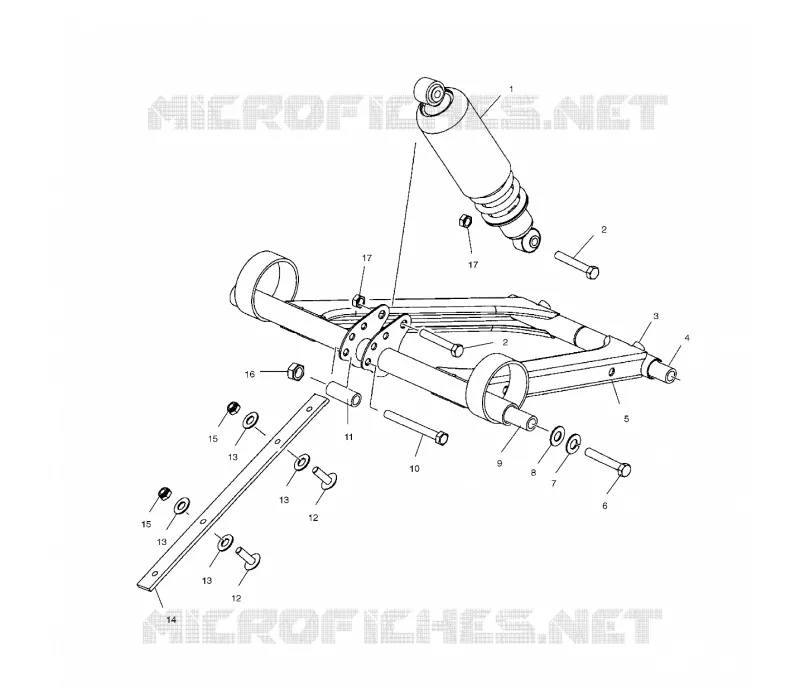 FRONT Drehmomentarm