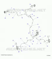 BRAKES, BRAKE LINES AND MASTER CYLINDER -R23RRED4FA/D4DA(C730797)