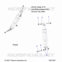 SUSPENSION, SHOCK MOUNTING, IFS