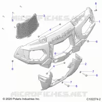 FRONTSTOSSSTANGE AND MOUNTING