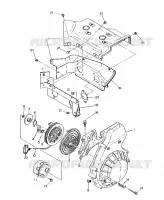 Gebläsegehäuse   RÜCKZUG ANLASSER   SPORT   SPORT GT (4919271927033A)