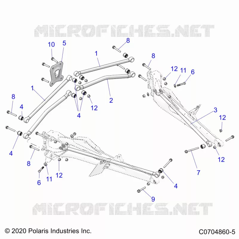 HINTERRADAUFHÃ„NGUNG TRAILING ARMS MOUNTING