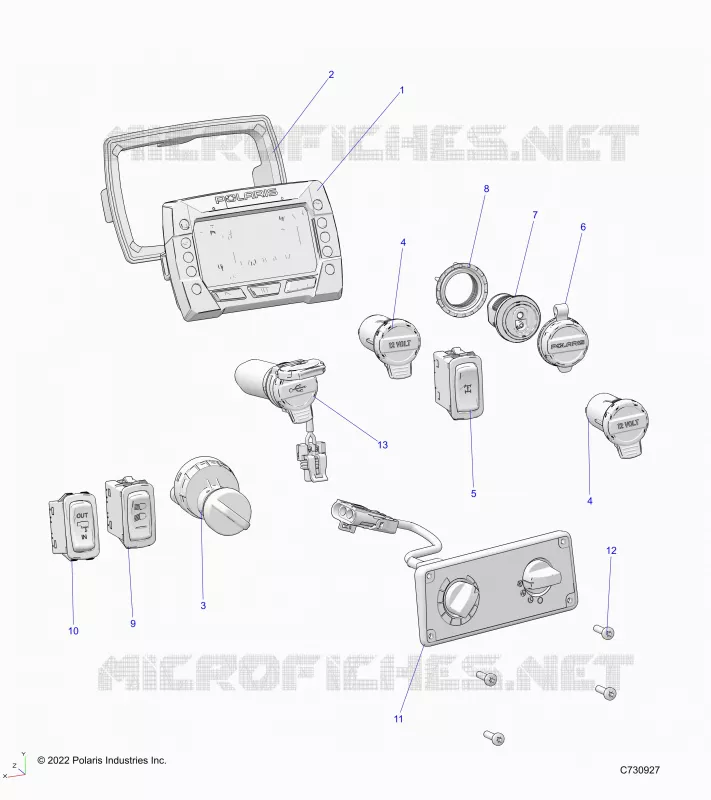 ELEKTRIC, DASH INSTRUMENTS AND CONTROLS