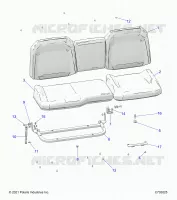 SITZ ASM. REAR