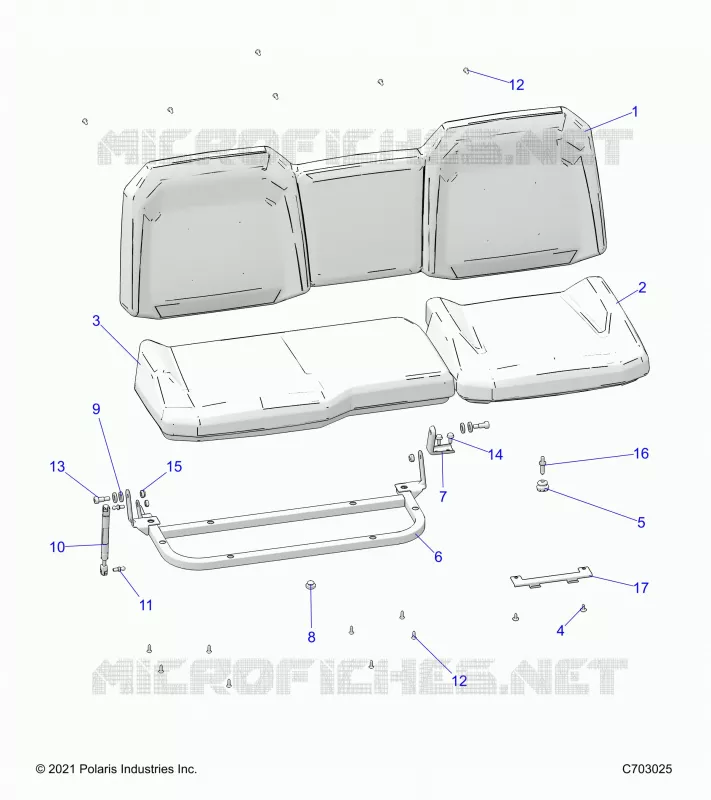 SITZ ASM. REAR
