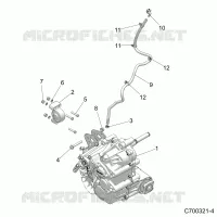 DRIVE TRAIN, MAIN GEARCASE MOUNTING