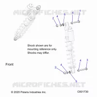 SUSPENSION, IFS SCHOCKS MNTG.