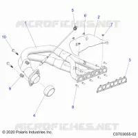 ENGINE, ABGASSYSTEM, HEADPIPE