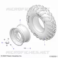 RADS, FRONT TIRE