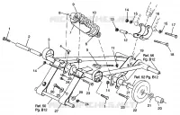 FRONT Drehmomentarm 600 XCR SP 0965677 and EUROPEAN 600 XCR SP E965677 (4932063206B013)