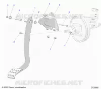 BREMSES, FOOT PEDAL
