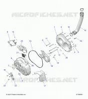 ANTRIEB, CLUTCH COVER AND DUCTING