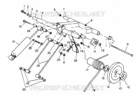 HINTER Drehmomentarm (SKS) 500 SKS 0972564 and EUROPEAN 500 SKS E972564 (4938393839C007)