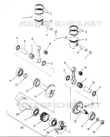 KOLBEN   KURBELWELLE  440 XCR SP X951660 (4932833283C012)