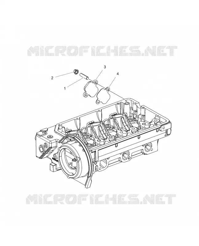 ENGINE, TREIBSTOFF PUMP FITTING COVER