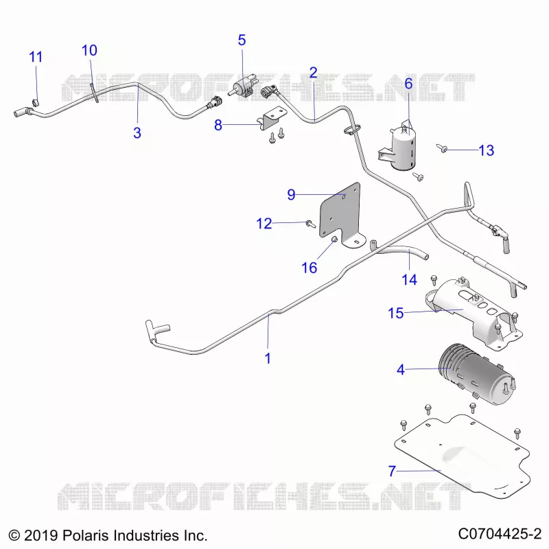 KRAFTSTOFFSYSTEM, FUEL TANK EVAP, CANISTER AND LINES