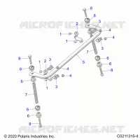 SUSPENSION, STABILISATORSTANGE