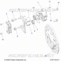 BRAKES, BREMSZANGE HINTEN