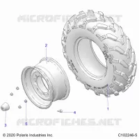 RADS, FRONT TIRE