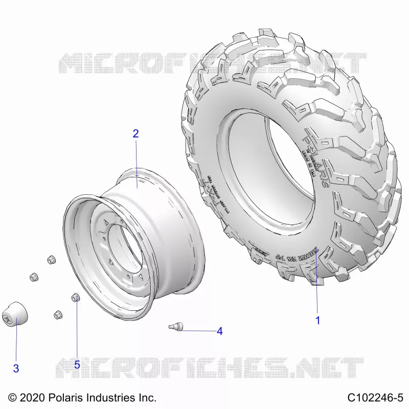 RADS, FRONT TIRE