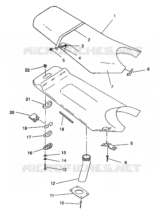 SITZ ASSEMBLY SL 650 B944058 (4926992699007A)