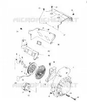 Gebläsegehäuse AND RÜCKZUG ANLASSER Indy Lite (4918591859032A)