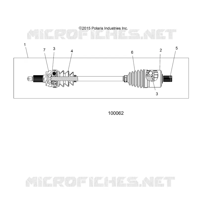 ANTRIEB, DRIVE SHAFT, FRONT