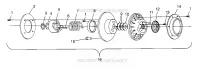 angetriebene Kupplungs 600 XC 0971776 and EUROPEAN 600 XC E971776 (4937933793B014)