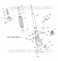 FRONT SUSPENSION STREBE