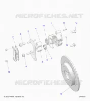 BRAKES, BREMSZANGE HINTEN