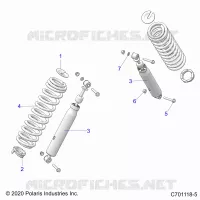 SUSPENSION, FRONT SHOCK MOUNTING